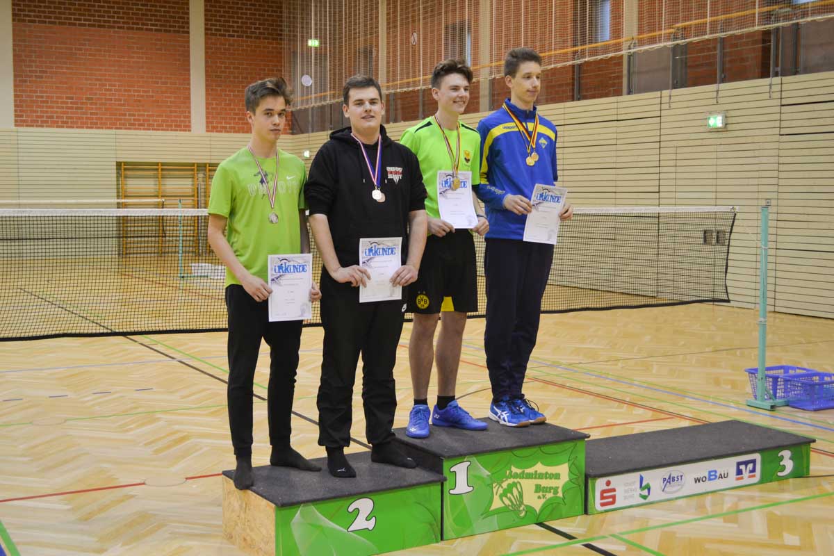 Janne und Jan holten Silber im JD U19 - Fünffaches Gold für den Flechtinger SV bei den Regionalmeisterschaften 2019 in Burg (Badminton Flechtingen)